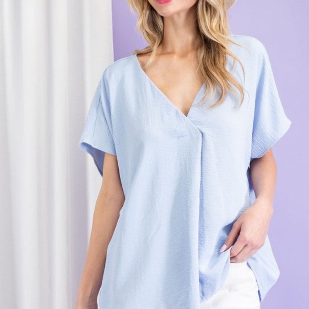 Baby Blue Tunic Top